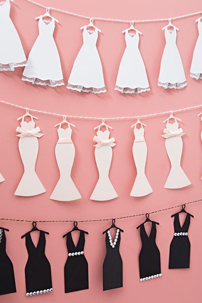 Wedding Dress Bunting Banner Wedding Dress Bunting Banner