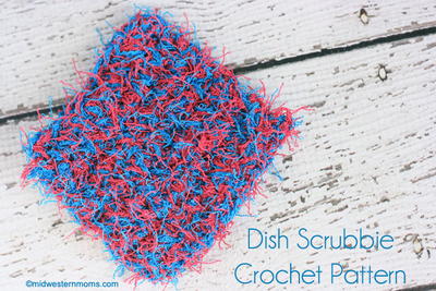 Clean Those Dishes Crochet Scrubby