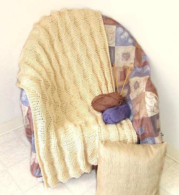 Easy Peasy Worsted Afghan Easy Peasy Worsted Afghan