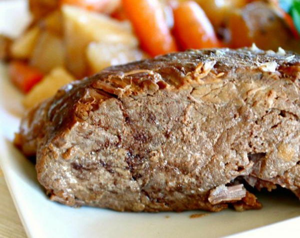 Slow Cooker Apple Cider Rump Roast Slow Cooker Apple Cider Rump Roast