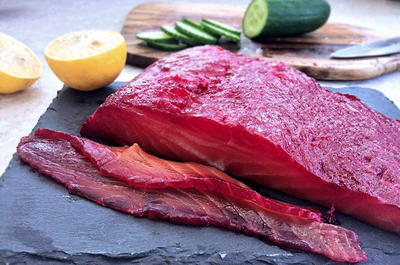 Beet Cured Salmon