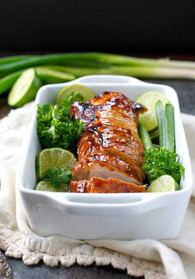 10-Minute Hoisin-Glazed Pork Loin