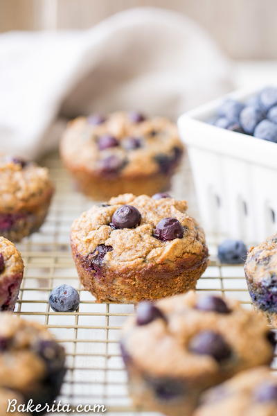 Paleo Banana Blueberry Muffins Paleo Banana Blueberry Muffins