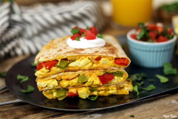 Vegan Breakfast Quesadilla Vegan Breakfast Quesadilla