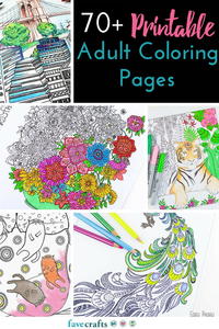71 Adult Coloring Book Pages