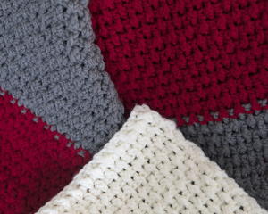 Quick and Easy Color Block Throw