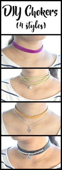 DIY Chokers in Different Styles DIY Chokers in Different Styles