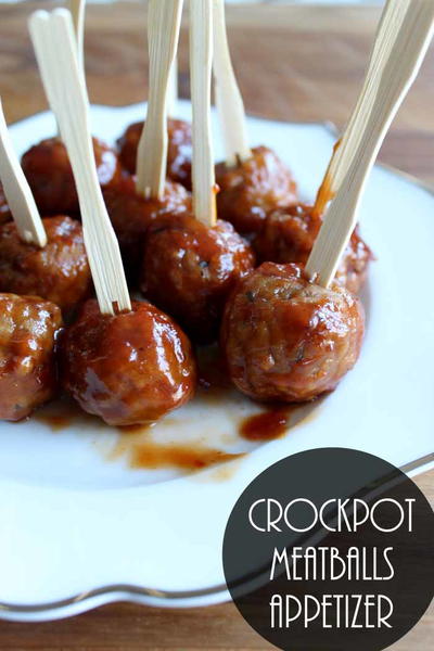 Slow Cooker Meatballs Appetizer Slow Cooker Meatballs Appetizer