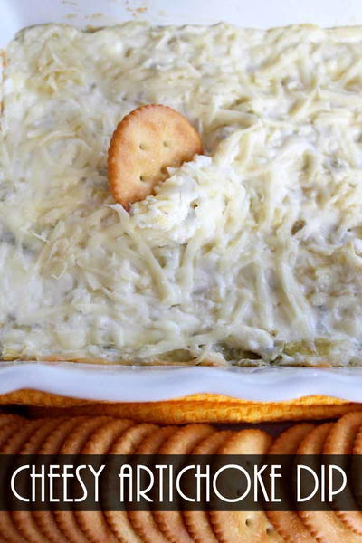 The Ultimate Cheesy Artichoke Dip Recipe The Ultimate Cheesy Artichoke Dip Recipe