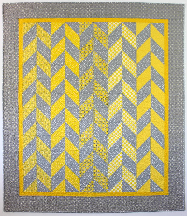 Modern Herringbone Quilt Pattern FaveQuilts modern-herringbone-quilt-pattern-favequilts