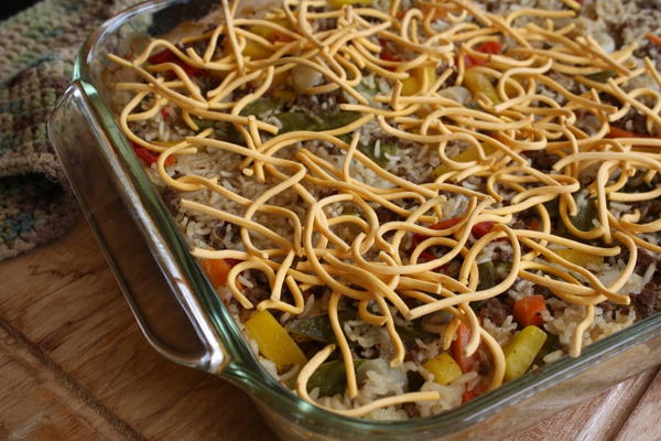 World's Best Beef Chow Mein Casserole Worlds Best Beef Chow Mein Casserole