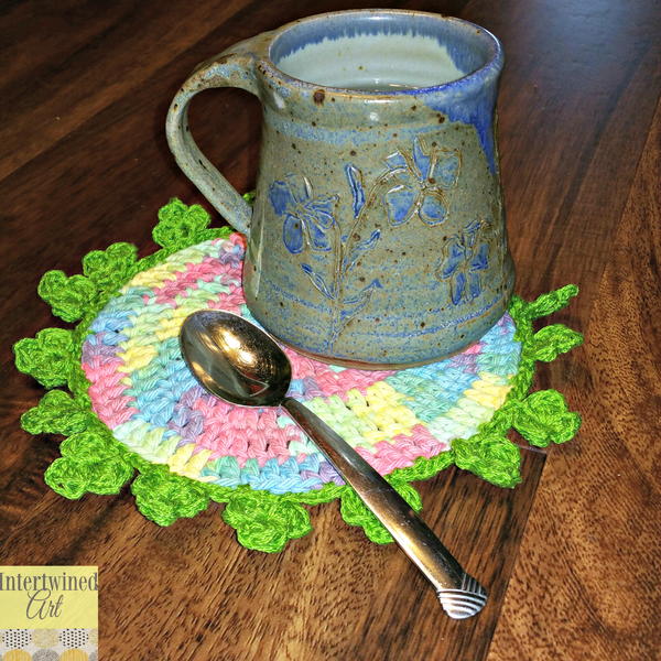 St Patricks Day DishclothTrivetMug Rug St. Patrick's Day Dishcloth/Trivet/Mug Rug