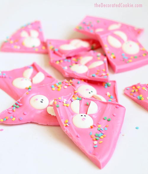 Cute Bunny Easter Bark Recipe Cute Bunny Easter Bark Recipe
