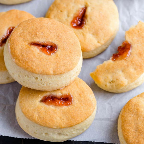 Buttery Jam Biscuits Buttery Jam Biscuits