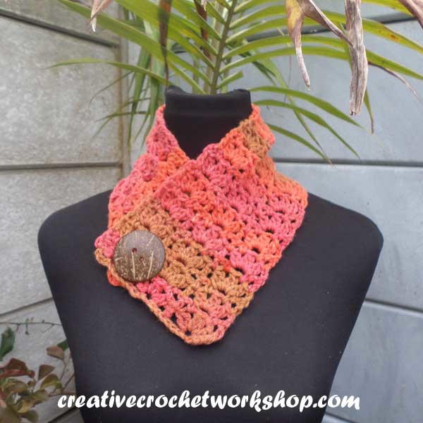Orange Wood Fall Cowl Orange Wood Fall Cowl