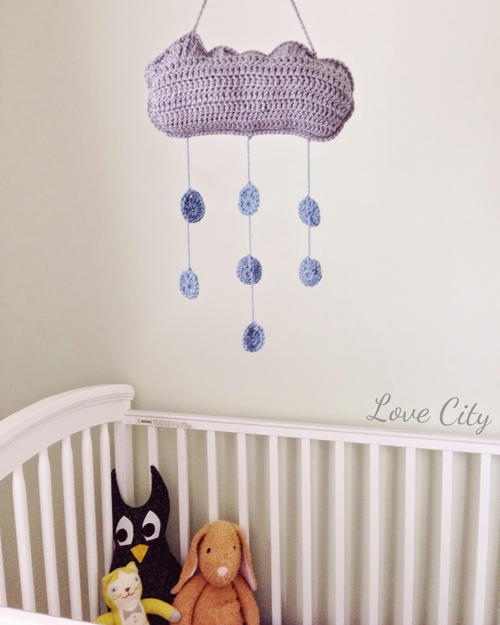 Cloud and Raindrops Nursery Mobile Cloud and Raindrops Nursery Mobile