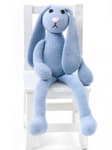 soft blue bunny