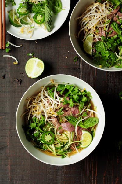 Pho With Zucchini Noodles Pho With Zucchini Noodles