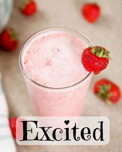 I'm feeling...excited I'm feeling...excited