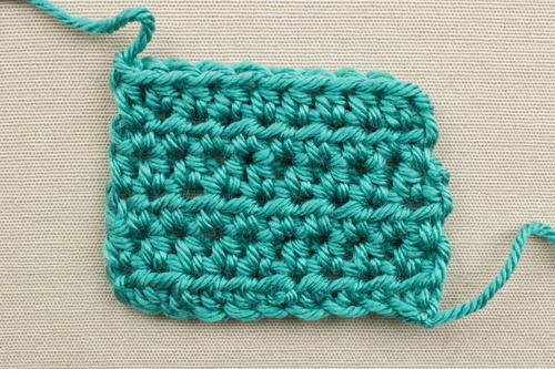 Example of the Half Double Crochet Stitch