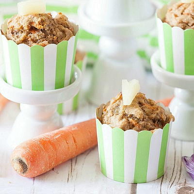Banana Carrot Cake Muffins Banana Carrot Cake Muffins