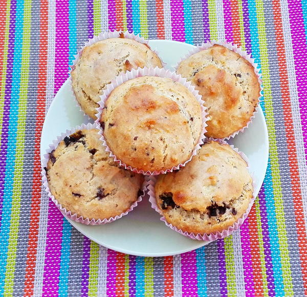 Peanut Butter Banana And Chocolate Chip Muffins Peanut Butter Banana And Chocolate Chip Muffins