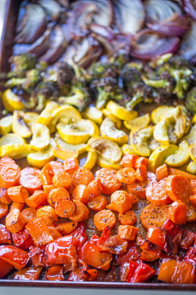Rainbow Roasted Vegetables Rainbow Roasted Vegetables