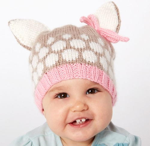 Speckled Fawn Baby Hat Speckled Fawn Baby Hat