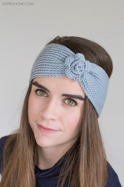 Smoky Gray Crochet DIY Headbands Smoky Gray Crochet DIY Headbands