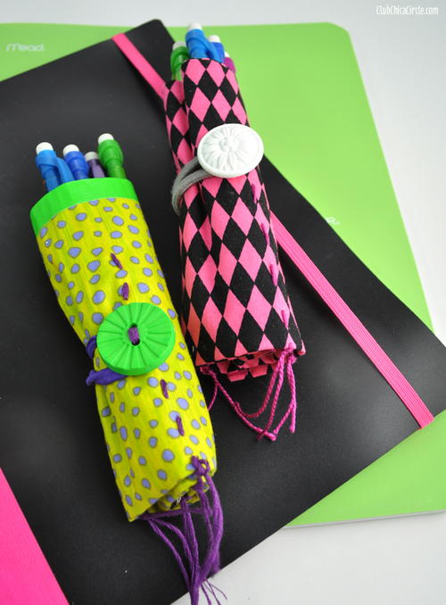 Duct Tape Pencil Roll School Craft Duct Tape Pencil Roll School Craft