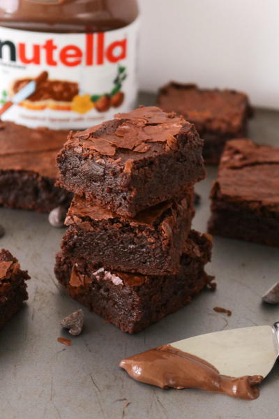 The Best Nutella Brownie Recipe The Best Nutella Brownie Recipe