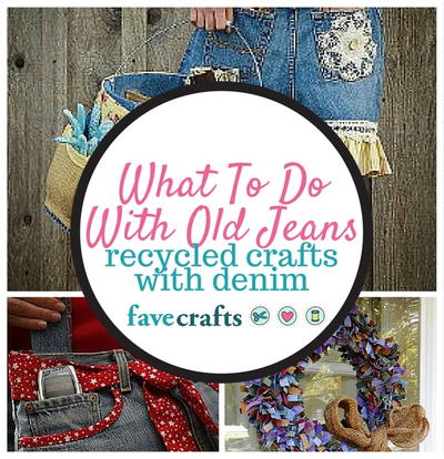 What To Do With Old Jeans: 45 Recycled Crafts With Denim