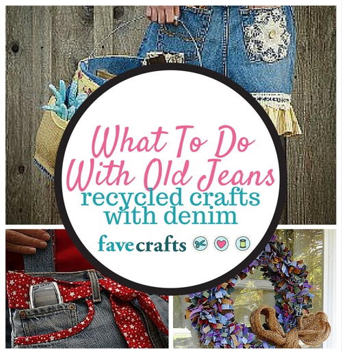 What To Do With Old Jeans 34 Recycled Crafts With Denim