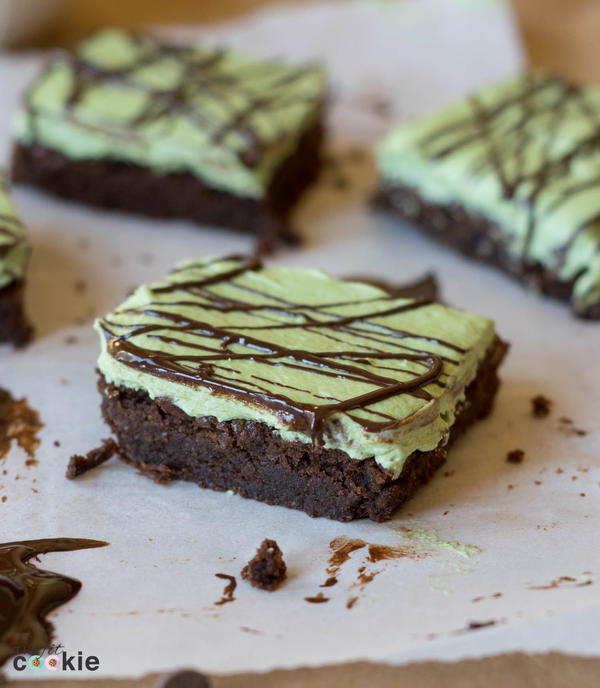 Gluten-Free Grasshopper Brownies Gluten-Free Grasshopper Brownies