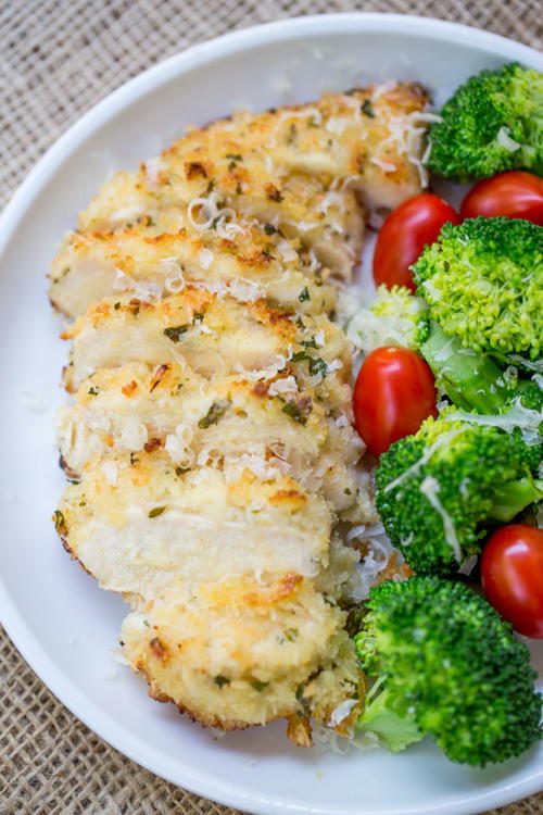 Crispy Baked Lemon Parmesan Chicken Crispy Baked Lemon Parmesan Chicken