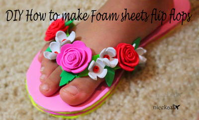 How to Make Foam Sheet Flip Flops