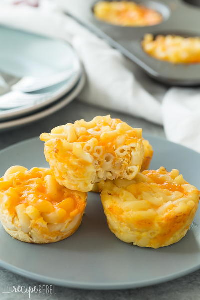 Baked Mac and Cheese Cups Baked Mac and Cheese Cups