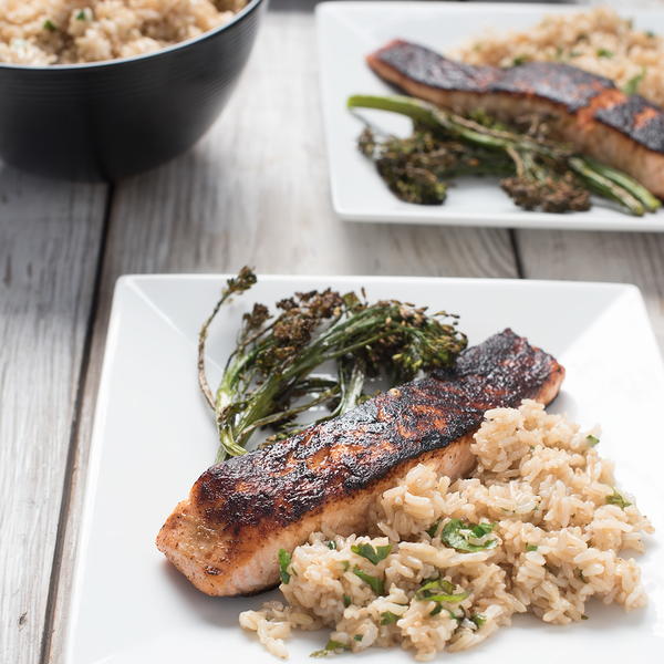 Spicy Pan Seared Chili Lime Salmon Spicy Pan Seared Chili Lime Salmon