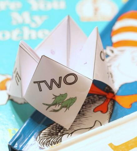 Dr Seuss Cootie Catcher Dr Seuss Cootie Catcher