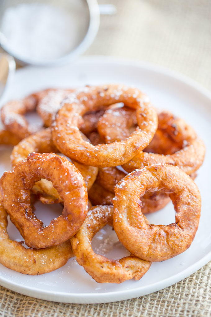 Jewish cake priyaeasyntastyrecipes Apple Fritter Rings | TheBestDessertRecipes.com