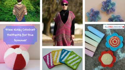 18 Free Easy Crochet Patterns for the Summer 18 Free Easy Crochet Patterns for the Summer