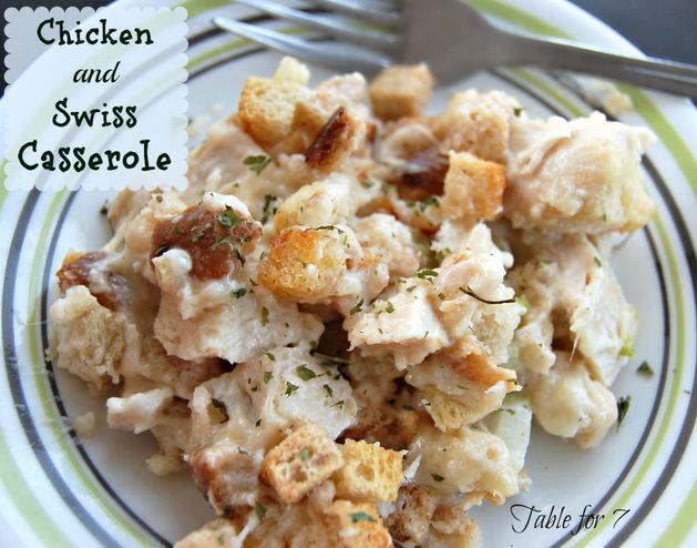 Chicken and Swiss Casserole Chicken and Swiss Casserole