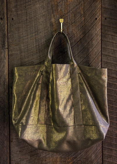 Spring Shimmer Linen Tote Spring Shimmer Linen Tote