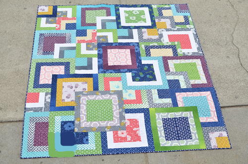 Simply Stacked Squares Quilt Simply Stacked Squares Quilt