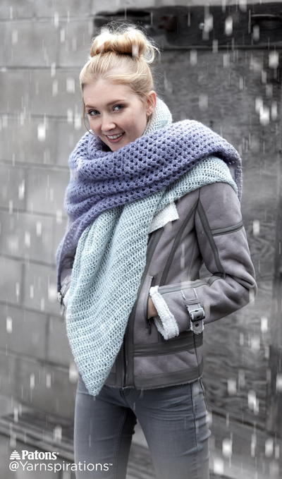 Crochet Lace Blanket Scarf Crochet Lace Blanket Scarf