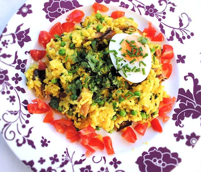 Kedgeree with Smoked Mackerel Kedgeree with Smoked Mackerel