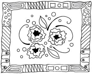 Modern Art Adult Coloring Page