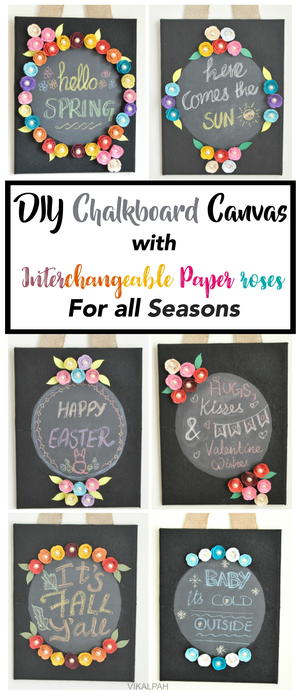 DIY Chalkboard Canvas DIY Chalkboard Canvas