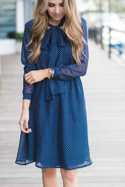 Chic Bow Collar Dress Tutorial Chic Bow Collar Dress Tutorial