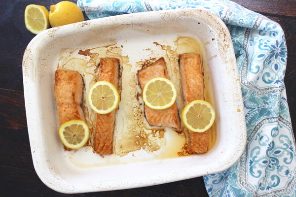 Basic Broiled Salmon Basic Broiled Salmon